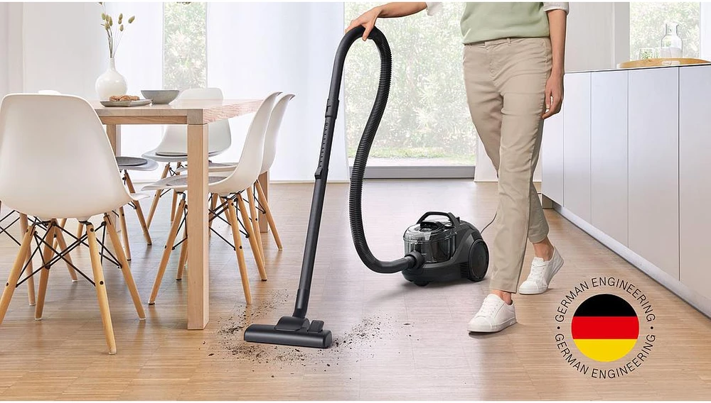 Bosch BGC21X200 Serija 4, Dulkių siurblys be maišelio, Juoda