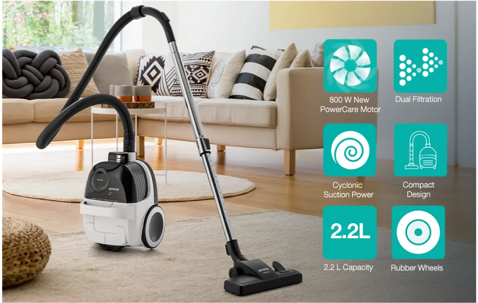 Dulkių siurblys GORENJE VCE01G2AW