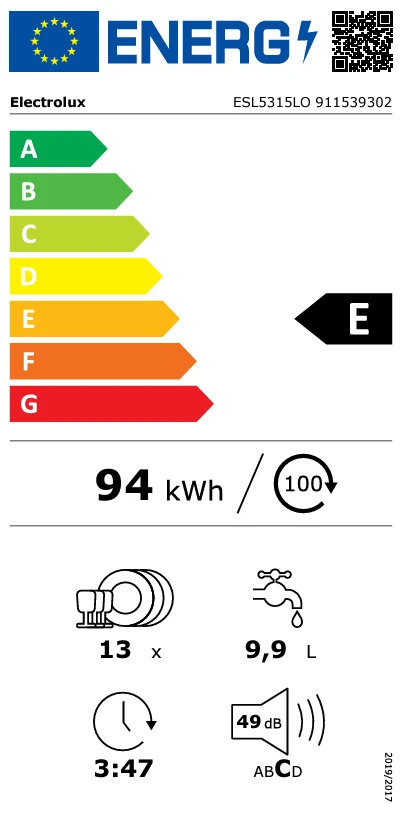 Indaplovė Electrolux ESL5315LO