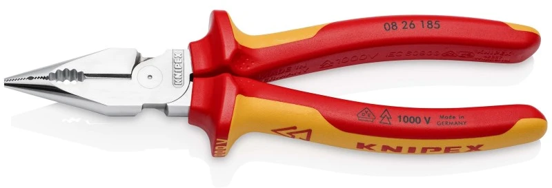 Elektrikų replės siauromis žiaunomis KNIPEX 0826185
