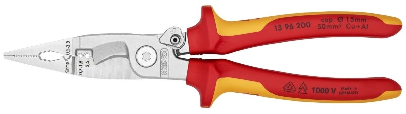 Elektros instaliavimo replės KNIPEX 1396