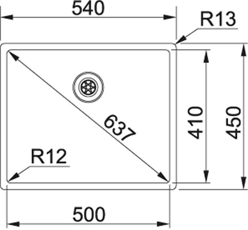 Plautuvė Franke Box BXX 110-50/ BXX 210-50 (127.0375.273