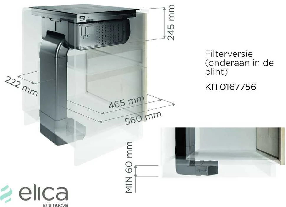 Recirkuliacijos komplektas Elica KIT0167756