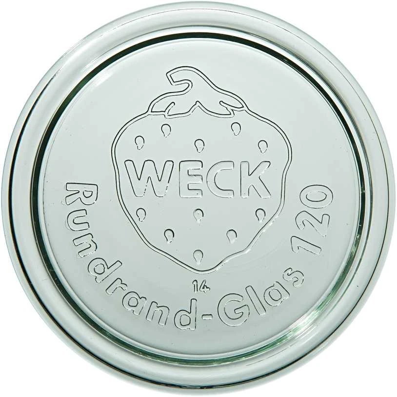 Stiklinės, dangtelis, 12 cm, Weck, 6 vnt.