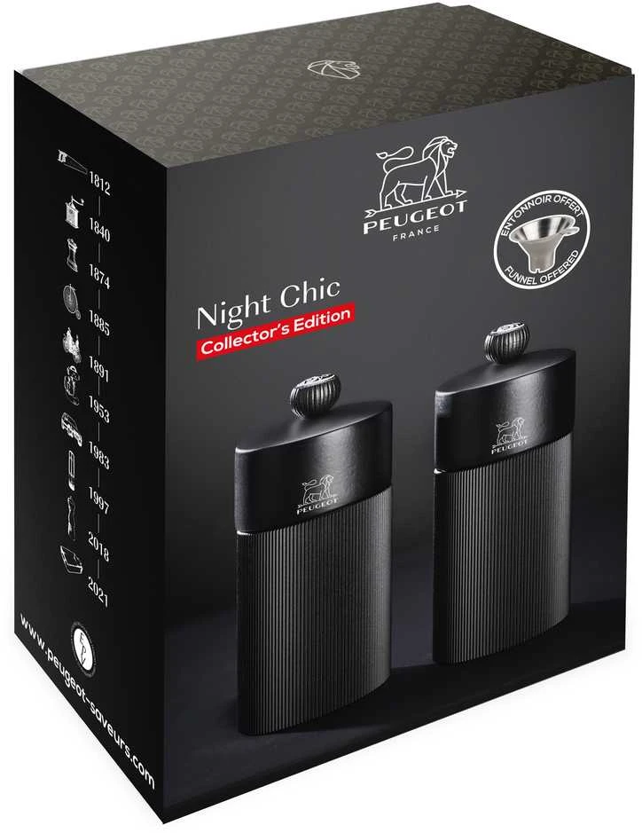 Peugeot Malūnėlių rinkinys, 12 cm, „Night Chic Line“