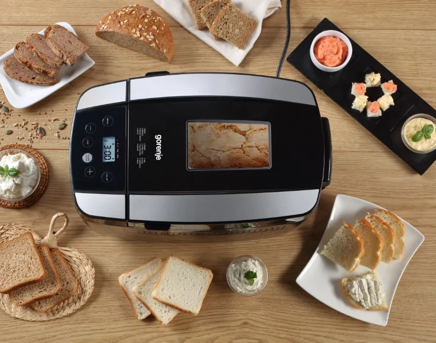 Duonkepė Gorenje | Bread maker | BM1210BK | Power 800 W | Number of programs 12 | Ekranas LCD | Juodas
