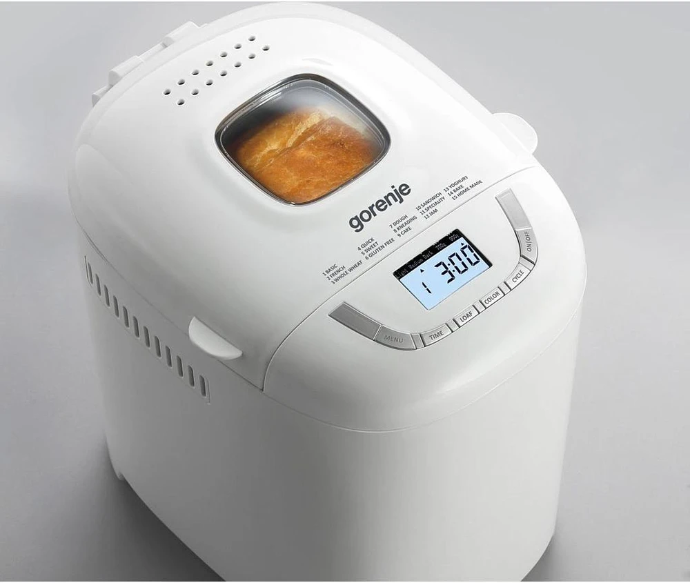 Duonkepė Gorenje Bread maker BM910WII, balta, 550 W