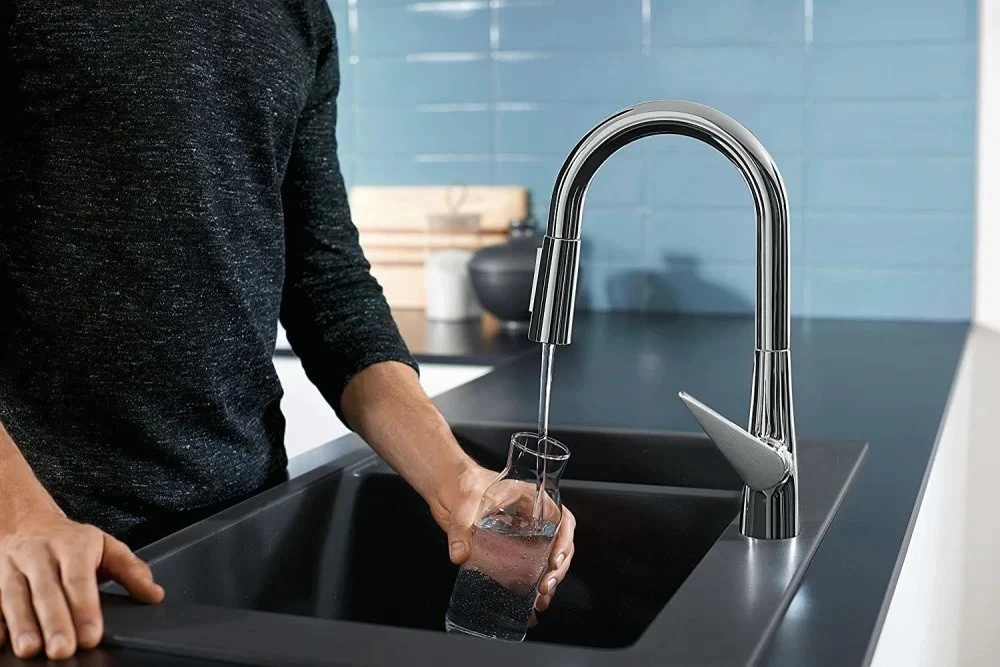 Virtuvinis maišytuvas su ištraukiama žarna Hansgrohe Talis M51 72817000
