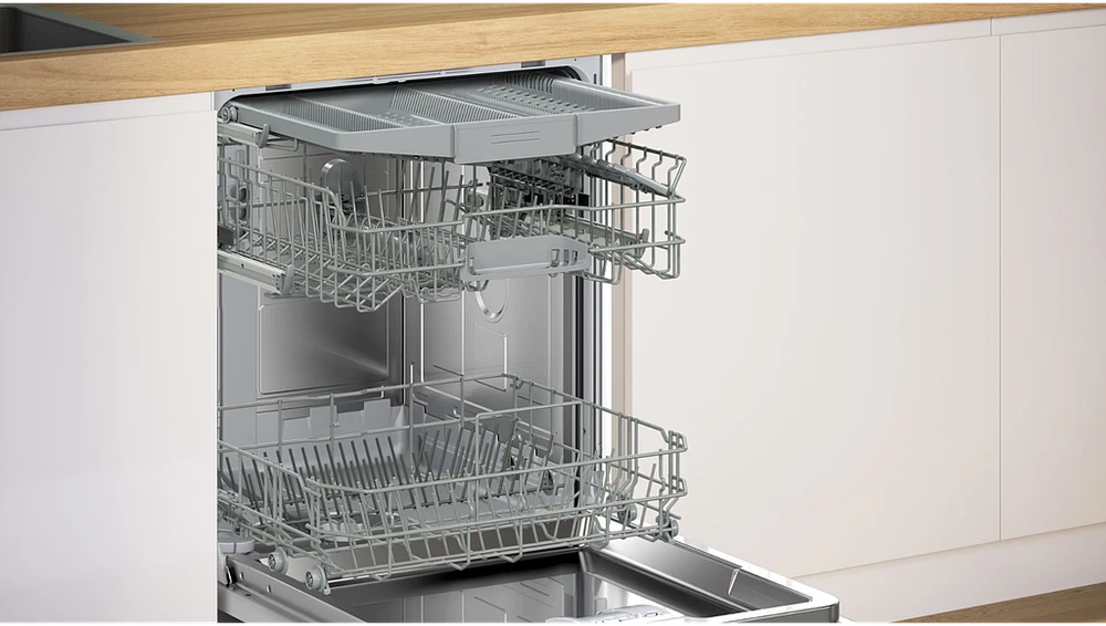 Bosch SMU2HVW02S Serija 2, Indaplovė, montuojama iš apačios, 60 cm, Balta