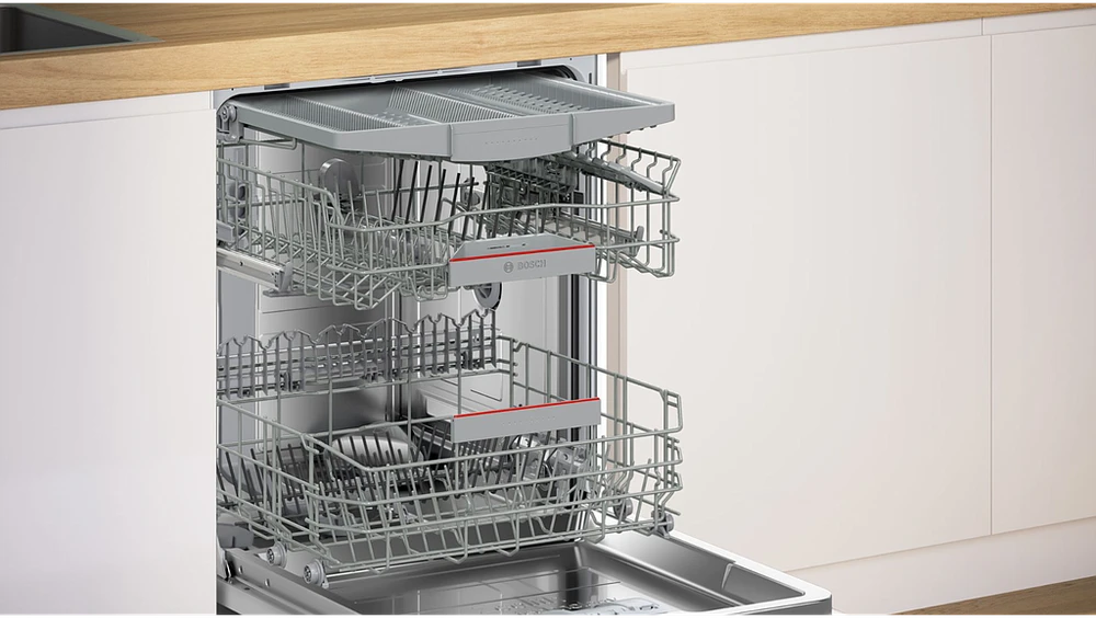 Bosch 38576 SMU6ZCW10E Serija 6, Indaplovė, montuojama iš apačios, 60 cm, Balta