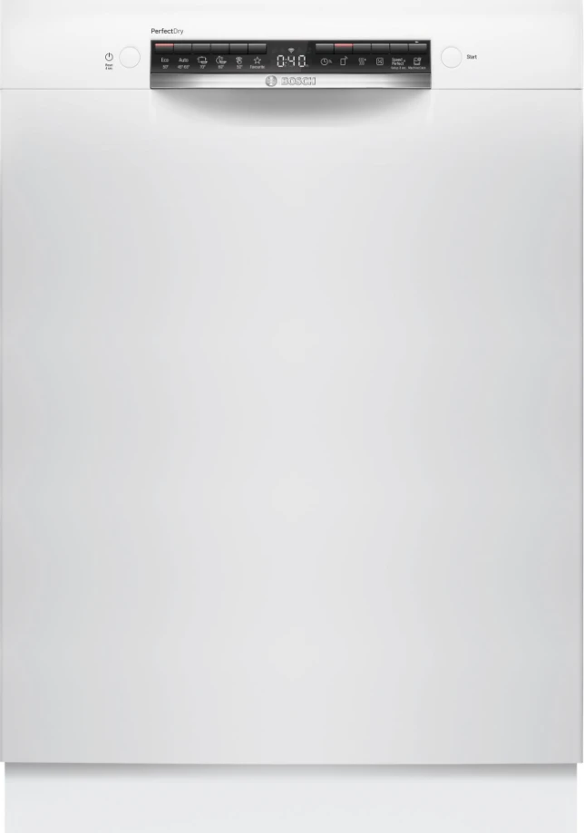 Bosch 38576 SMU6ZCW10E Serija 6, Indaplovė, montuojama iš apačios, 60 cm, Balta