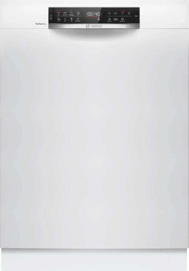 Bosch 38574 SMU6ZCW16E Serija 6, Indaplovė, montuojama iš apačios, 60 cm, Balta