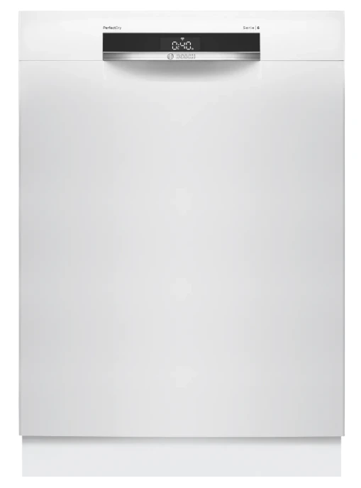 Bosch SMU6ZCW71S Serija 6, Indaplovė, montuojama iš apačios, 60 cm, Balta