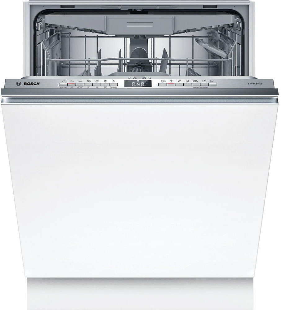 Bosch SMV4HMX01S Serija 4, Visiškai integruota indaplovė, 60 cm