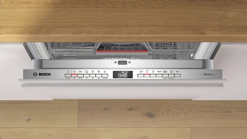 Bosch SMV4HMX02S Serija 4, Visiškai integruota indaplovė, 60 cm