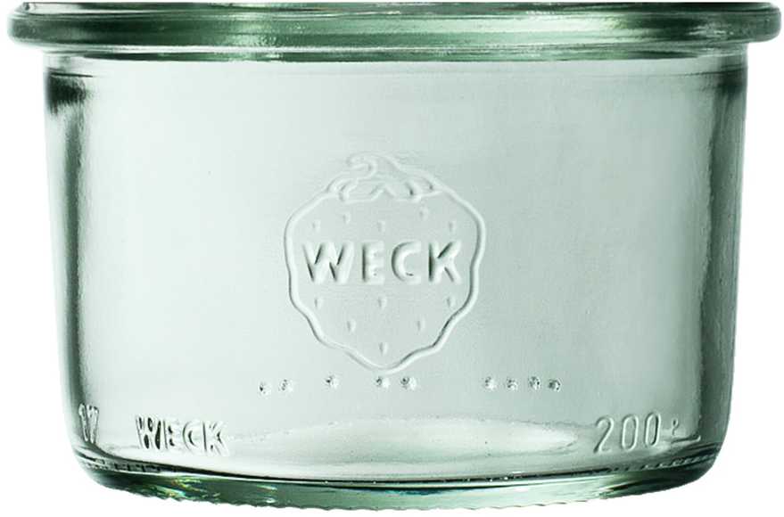 Weck Jar, 200 ml, Mini-Sturz, 12 pcs