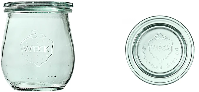 Stiklainis, 220 ml, su dangteliu, „Tulip“, 12 vnt.