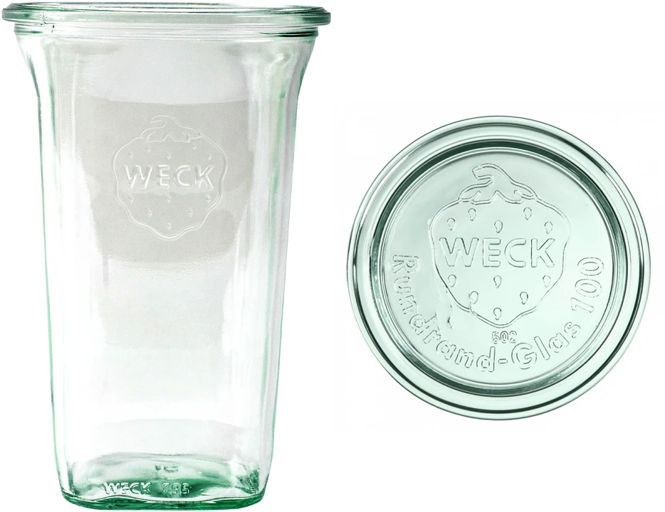 Weck Jar, 795 ml, with lid, 6 pcs, Quadro