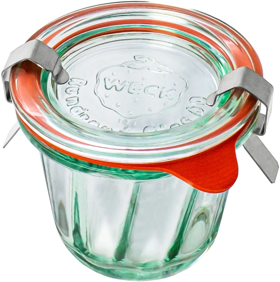 Weck Stiklainis, 80 ml, rinkinys, kepiniams, 12 vnt.