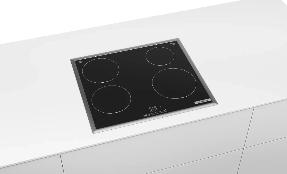 Bosch Serija 4 indukcinė kaitlentė su plieniniu rėmu, 60 cm | PIE645BB5E