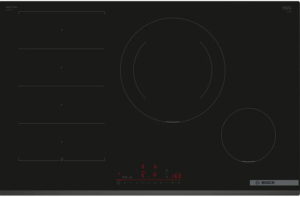 Bosch PXE831HC1E Serija 6, Indukcinė kaitlentė, 80 cm, kaitlentė be rėmo