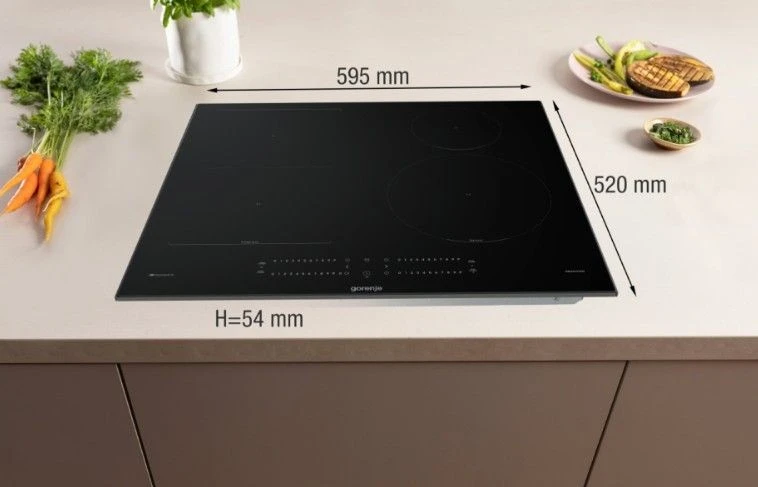 Įmontuojama indukcinė kaitlentė Gorenje G600, GI6432BXWF, 60 cm
