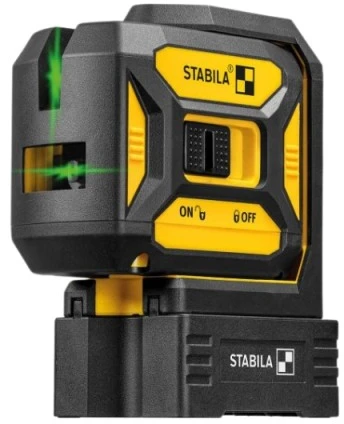 Kryžminis lazerinis nivelyras LAX 320 G, žalias, Stabila