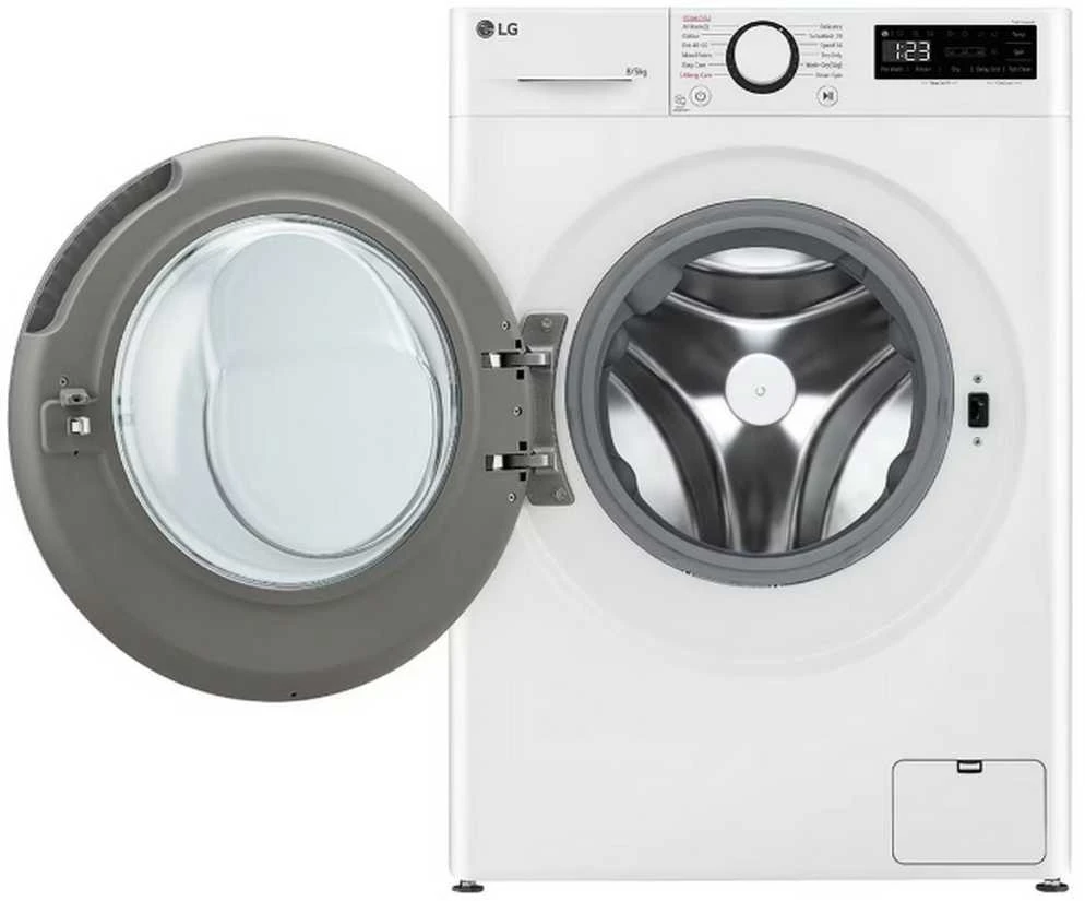 Skalbimo mašina su džiovinimo funkcija LG F2DR508S1W 8kg/5kg.