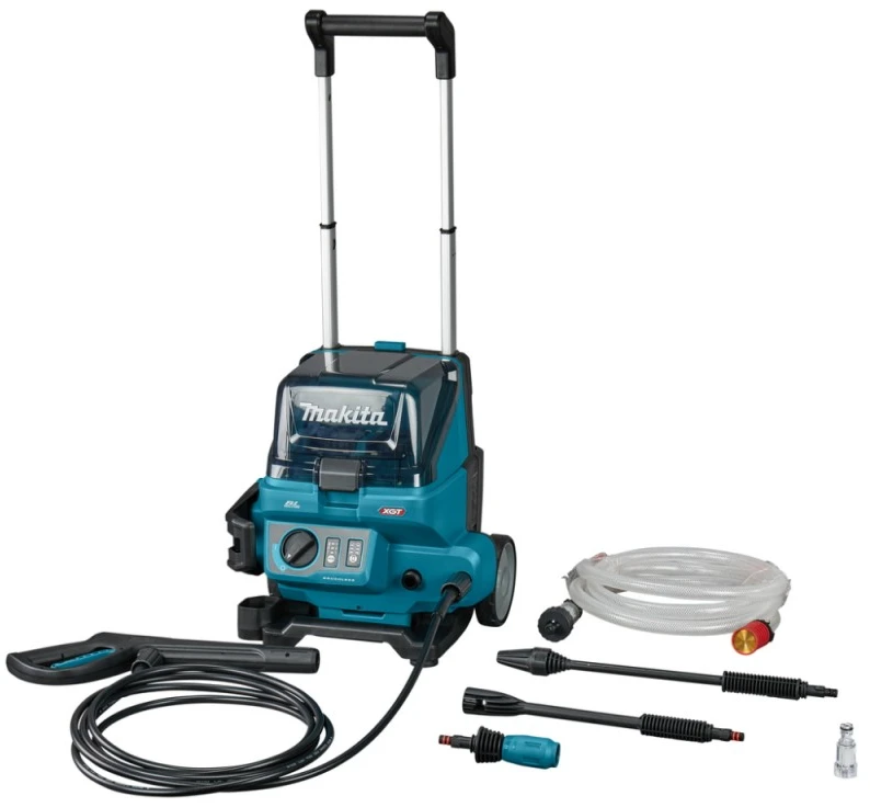 Makita HW001GZ akumuliatorinė aukšto slėgio plovimo mašina, 40Vmax XGT, 115 Bar, BL variklis, 420 l/val., 10,3kg