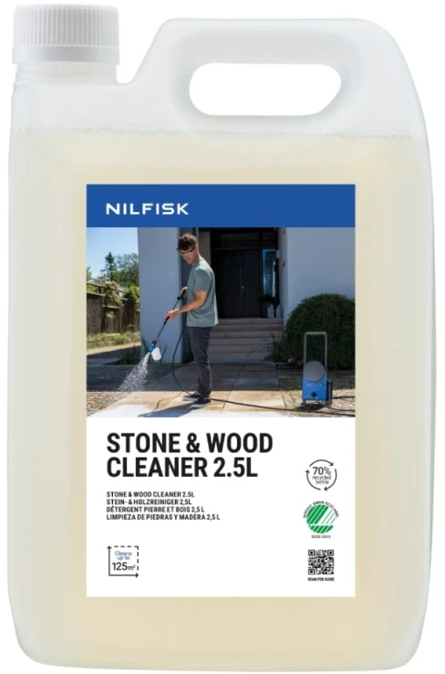 Medinių ir akmens masės trinkelių terasų ploviklis NILFISK Stone&amp;Wood Cleaner 2.5L