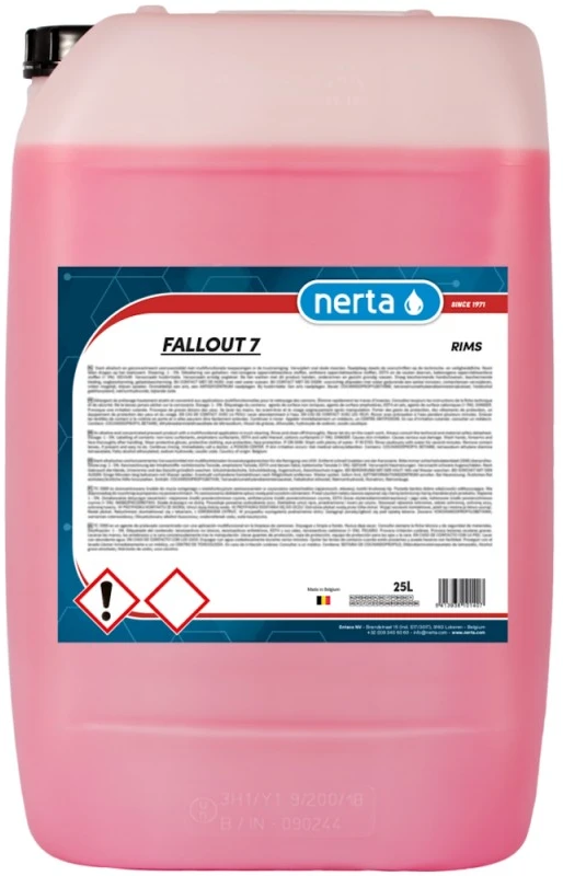 Metalo dulkių plovimo priemonė NERTA Fallout 7 25l