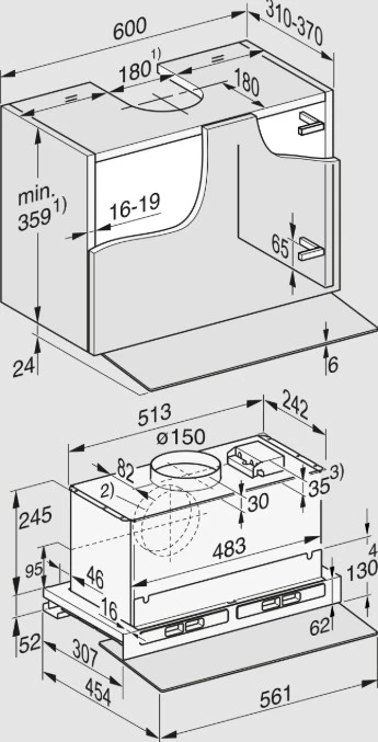 Gartraukis MIELE DAS 4640