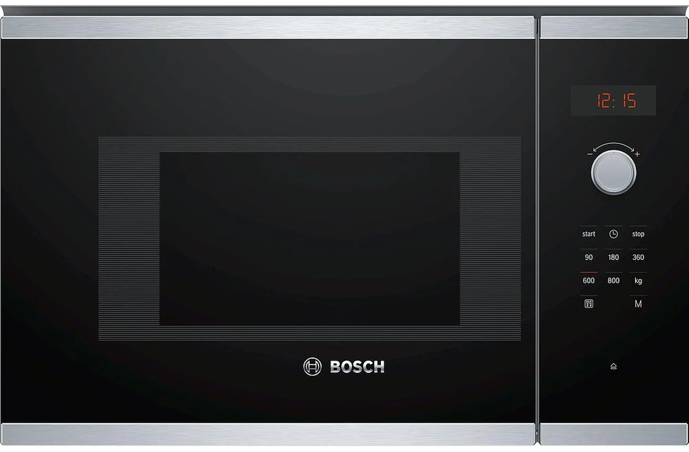 Bosch BFL523MS0 Serija 4, Įmontuojamoji mikrobangų krosnelė, Nerūdijančio plieno
