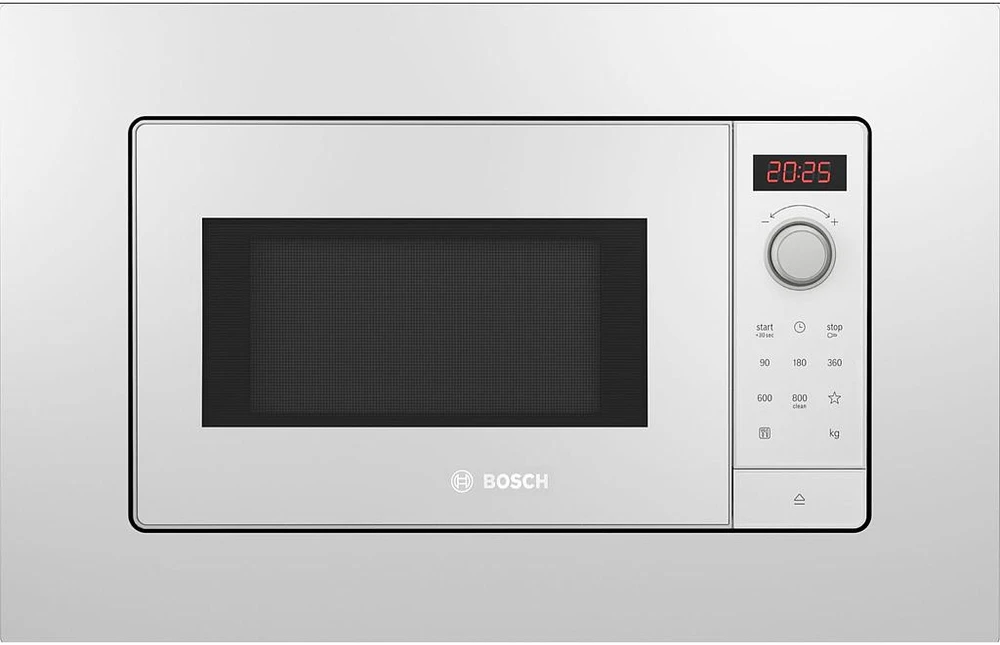 Bosch mikrobangų krosnelė | BFL623MW3 | Įmontuojama | 800 W | 20 l | Baltas