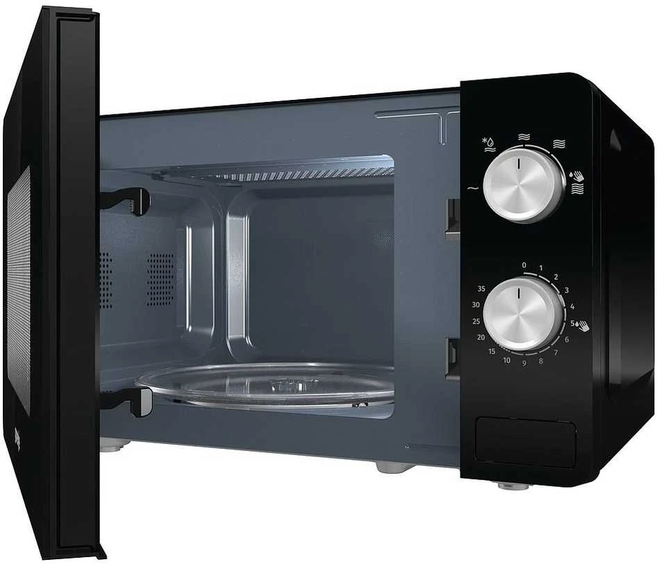 Mikrobangų krosnelė Gorenje | Microwave orkaitė | MO20E1B | Free standing | 20 L | 800 W | Juodas