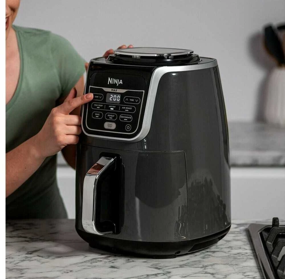 Karšto oro gruzdintuvė Ninja AF160, 1750 W, 5.2 L, pilkos spalvos