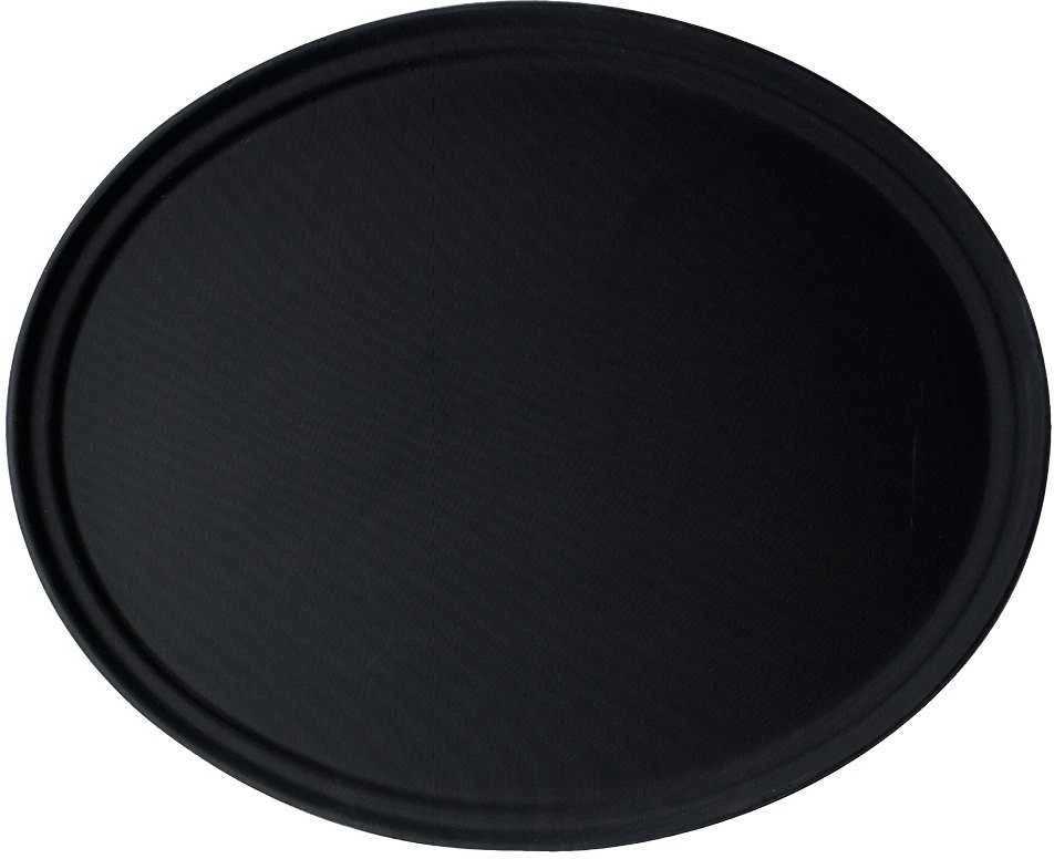 Cambro Non-slip tray, 68.5x56 cm, oval, juodas, Camtread