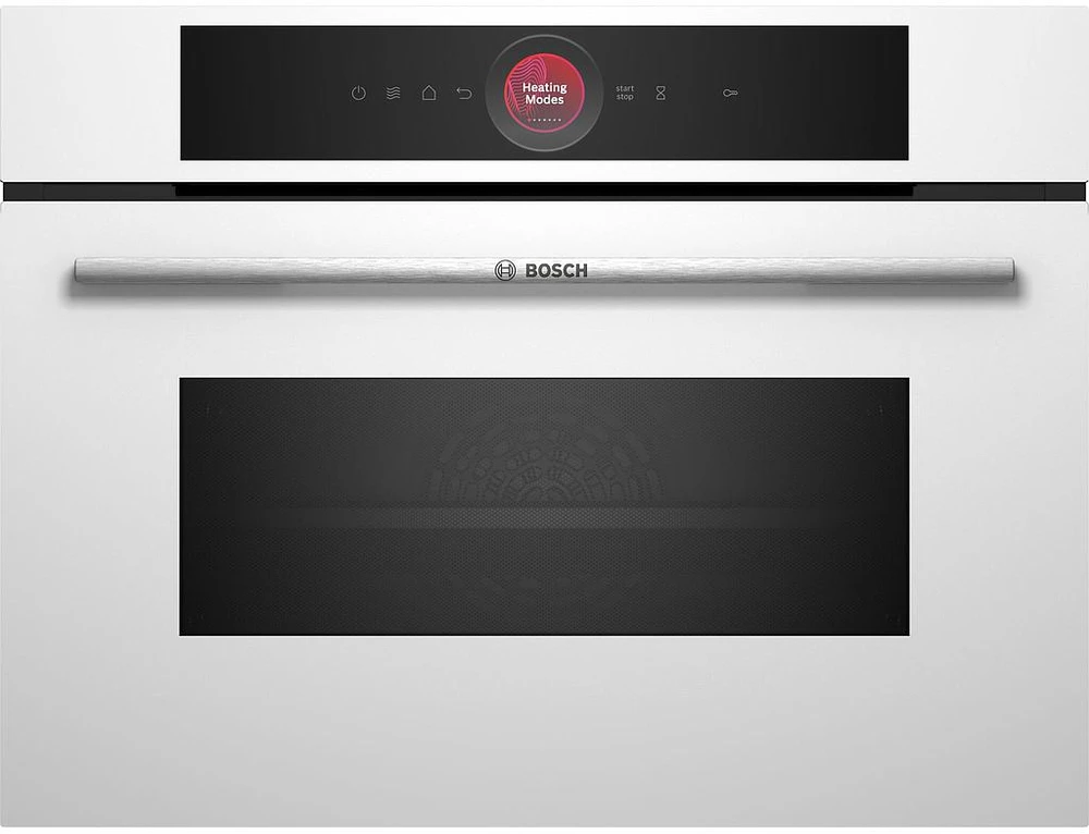 Įmontuojama kompaktiška orkaitė, Bosch CMG7241W1, su mikrobangų funkcija