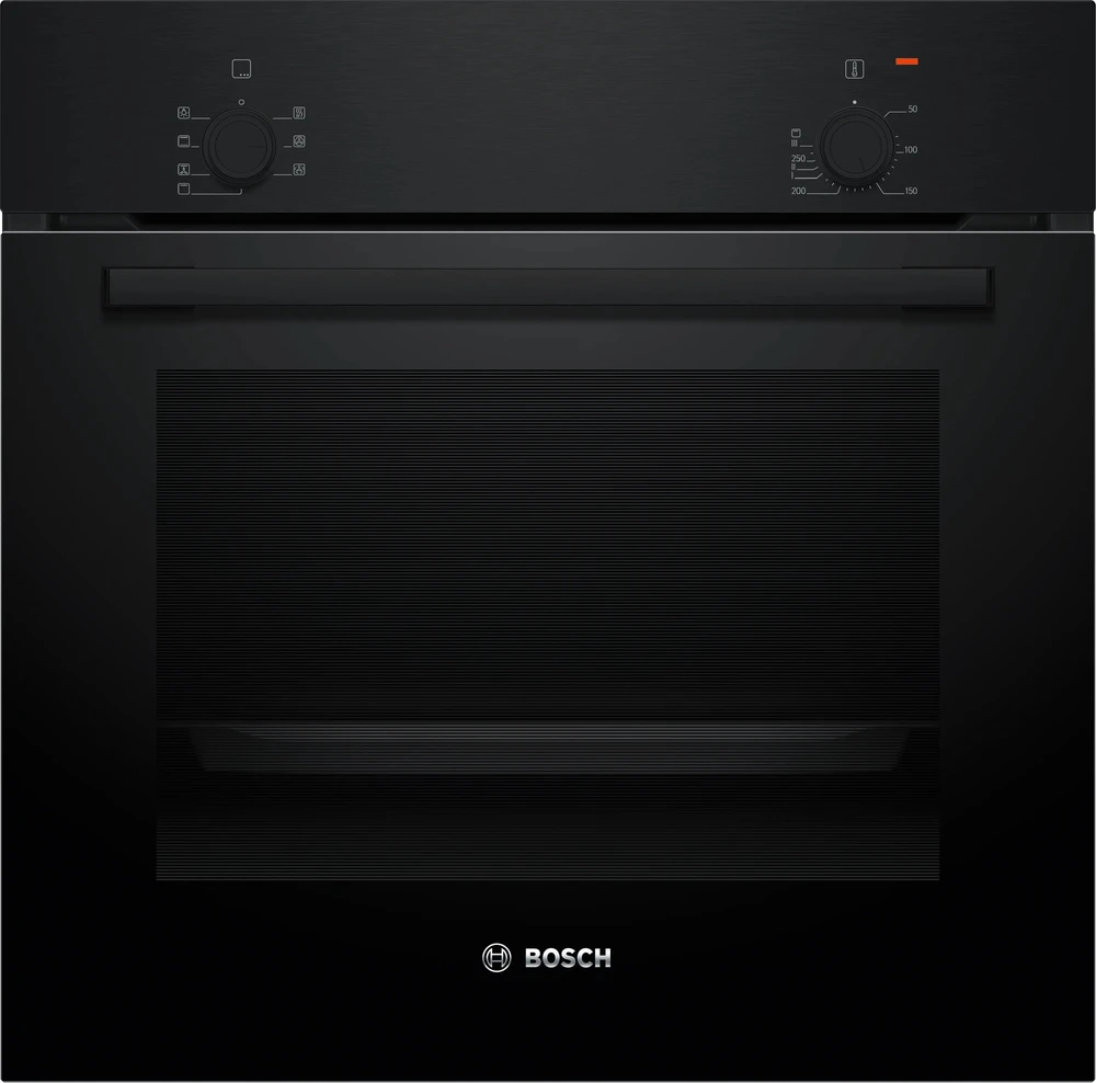 Bosch HBF010BA1 Serija 2, Įmontuojamoji orkaitė, 60 x 60 cm, Juodas