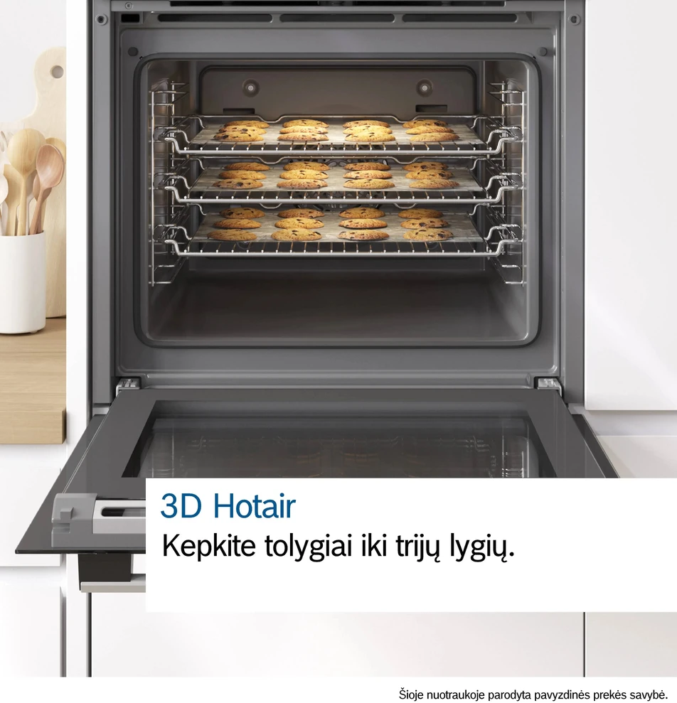 Bosch Serie 6 HBG537FB4 orkaitė 71 L A Juodas