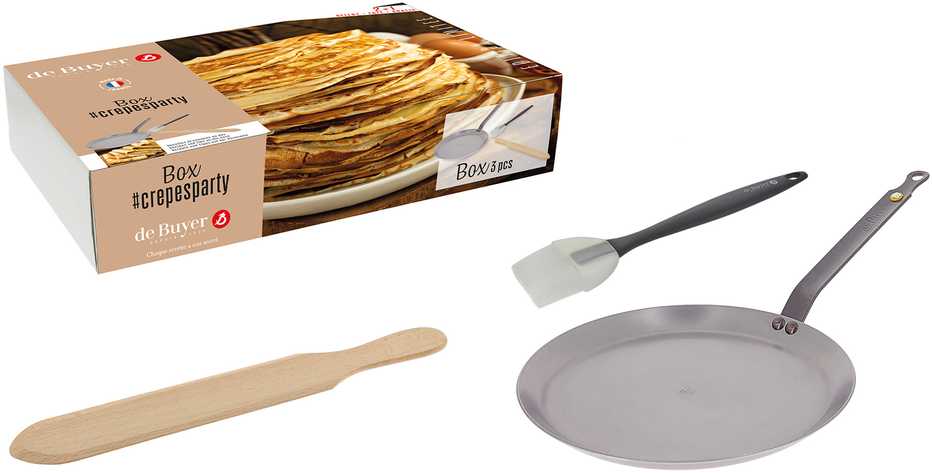 De Buyer Pancake set, Mineral B