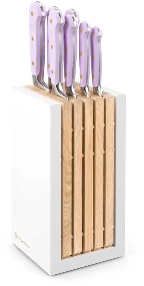 Wusthof Peilis block with 7 knives, violetinė, Classic Colour