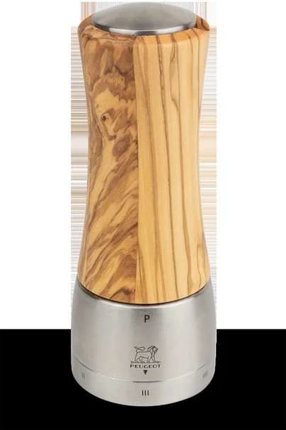 Peugeot Pepper grinder, 16 cm, olive wood, Madras