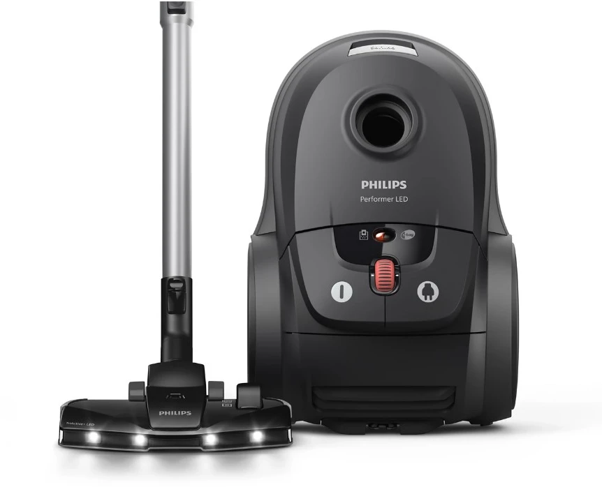 Dulkių siurblys su maišeliu Philips Performer LED 8000 serija XD8122/10, 900 W, „TriActive“