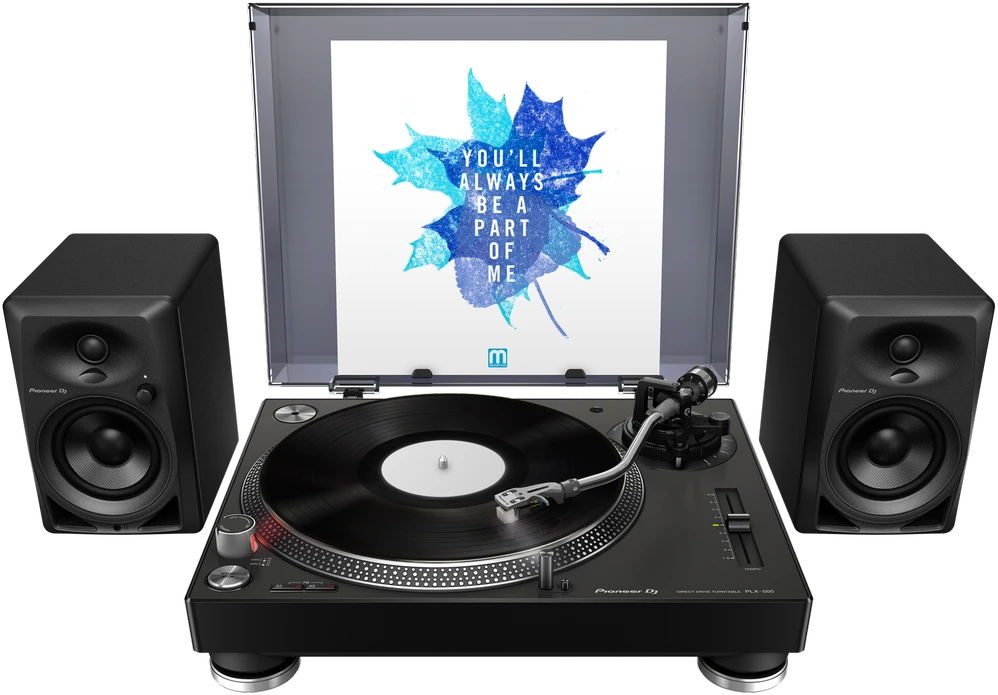 Patefonas Pioneer DJ PLX-500, Juodos spalvos