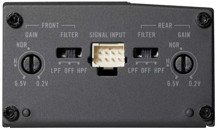 Pioneer GM-DX104 - 4 kanalų Hi-Res skaitmeninis automobilinis garso stiprintuvas, 400 W