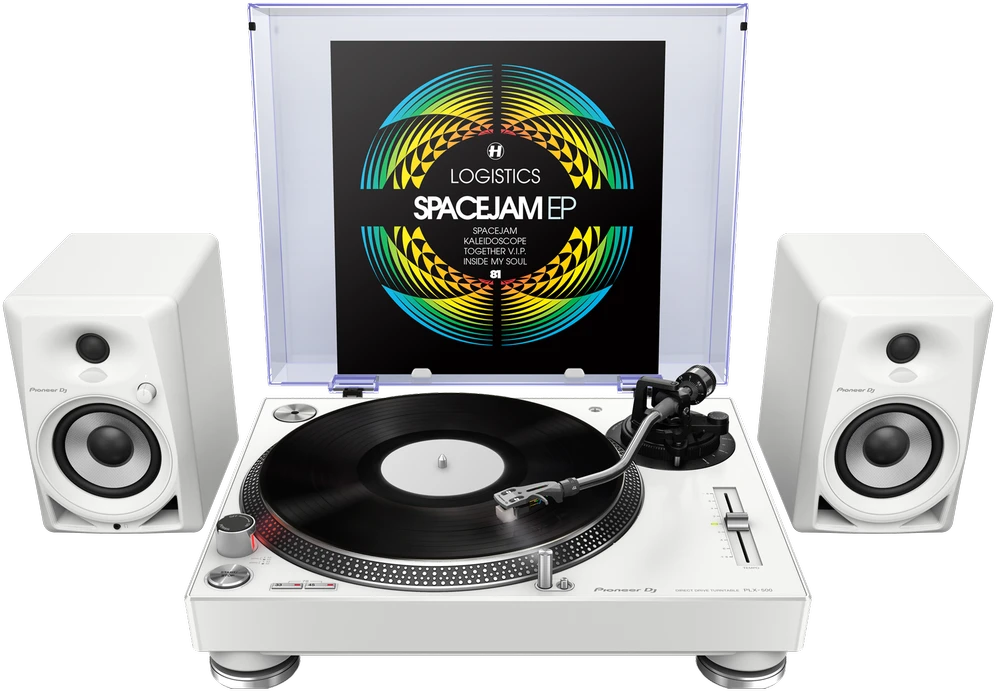 Patefonas DJ Pioneer PLX-500-W, Baltos spalvos