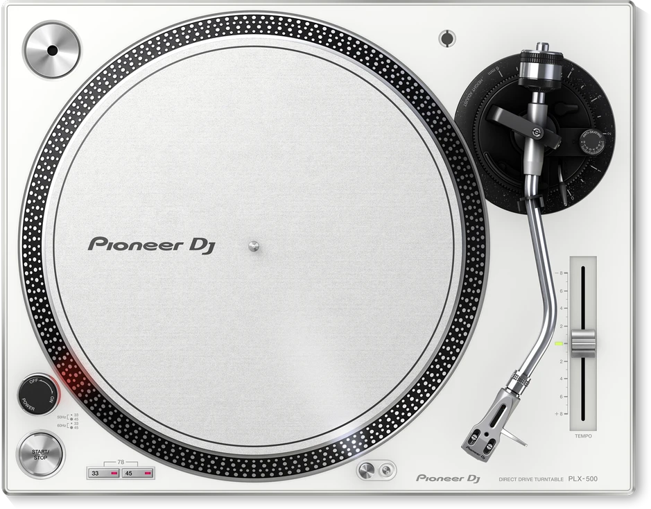 Patefonas DJ Pioneer PLX-500-W, Baltos spalvos