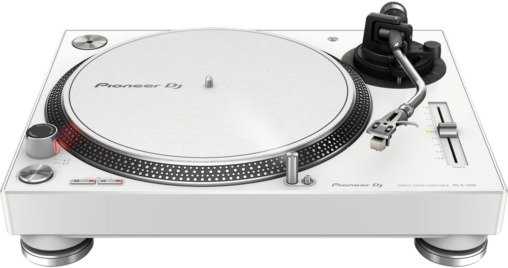 Patefonas DJ Pioneer PLX-500-W, Baltos spalvos