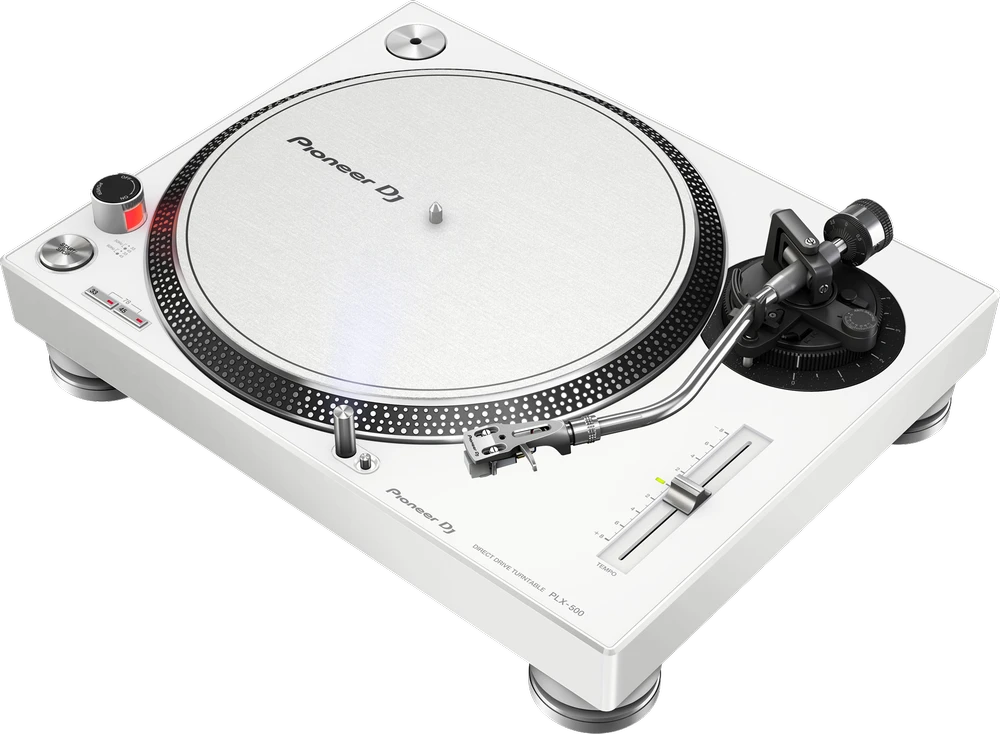 Patefonas DJ Pioneer PLX-500-W, Baltos spalvos